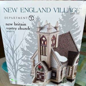 Department 56 Vestry church with box all original